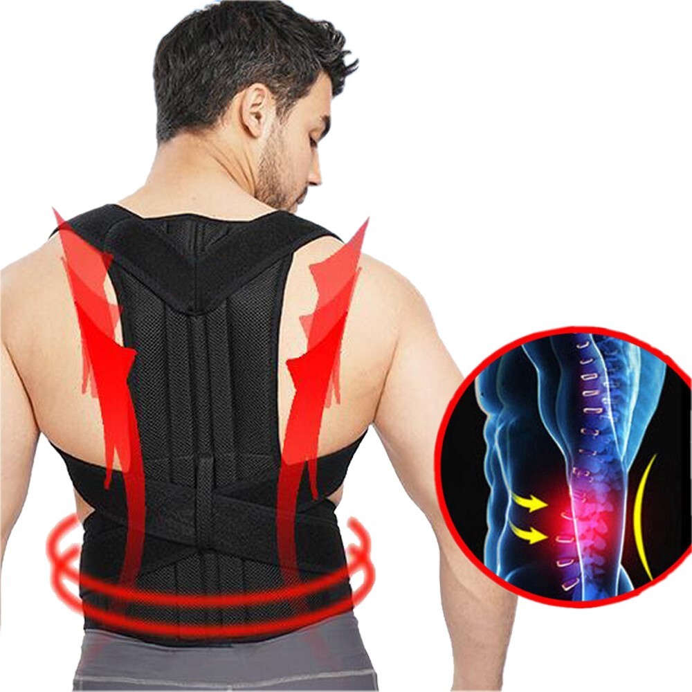 Heavy Lifting Back Support Belt Adjustable Posture Corrector Secure Safety Work
