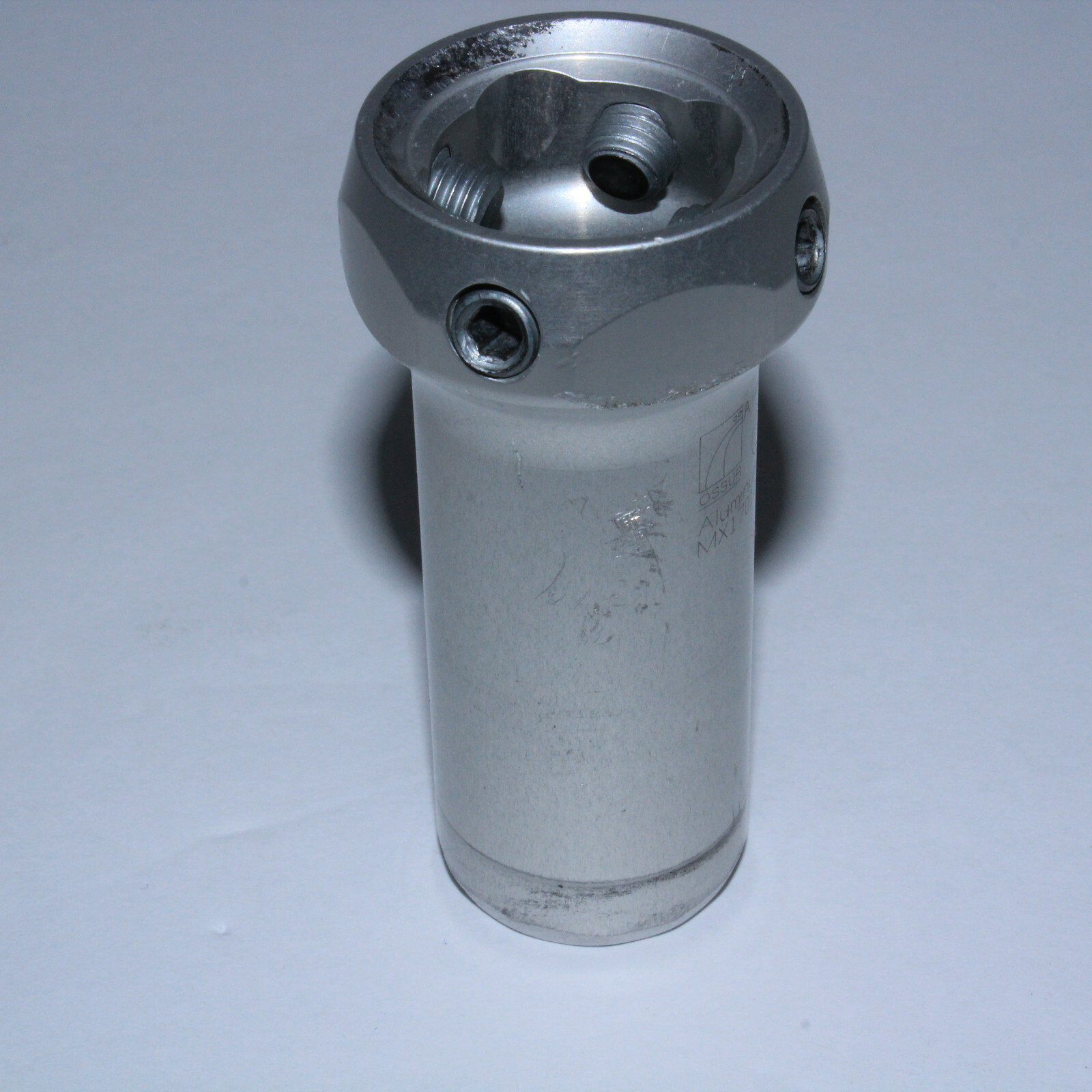 OSSUR A-442100 PROSTHETIC SHORT FEMALE SINGLE ADAPTER – 90mm 3.5″ Aluminum