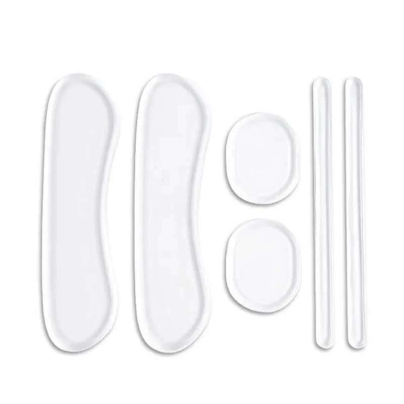 Clear Silicone High Heel Cushion Inserts Pad Heel Grips Anti Slip Sandals Strap