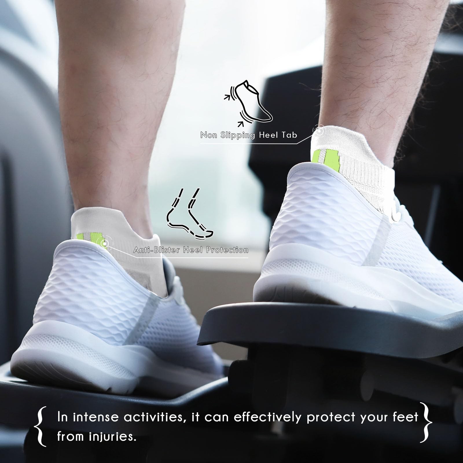 Coolmax Viscose Compression Running Socks 3 Pairs Ankle Low Cut Athletic Anti…