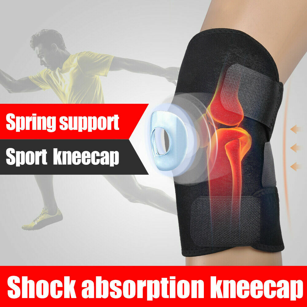 Open Patella Stabilizer Knee Brace Gel Pads Support Joint Pain Arthritis 1x / 2x