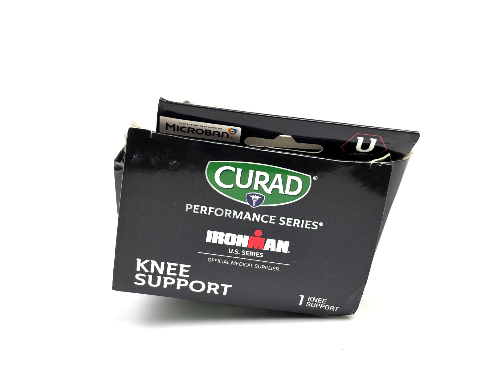 CURAD Performance Series IRONMAN Knee Support Universal Size Sprains Tendonitis