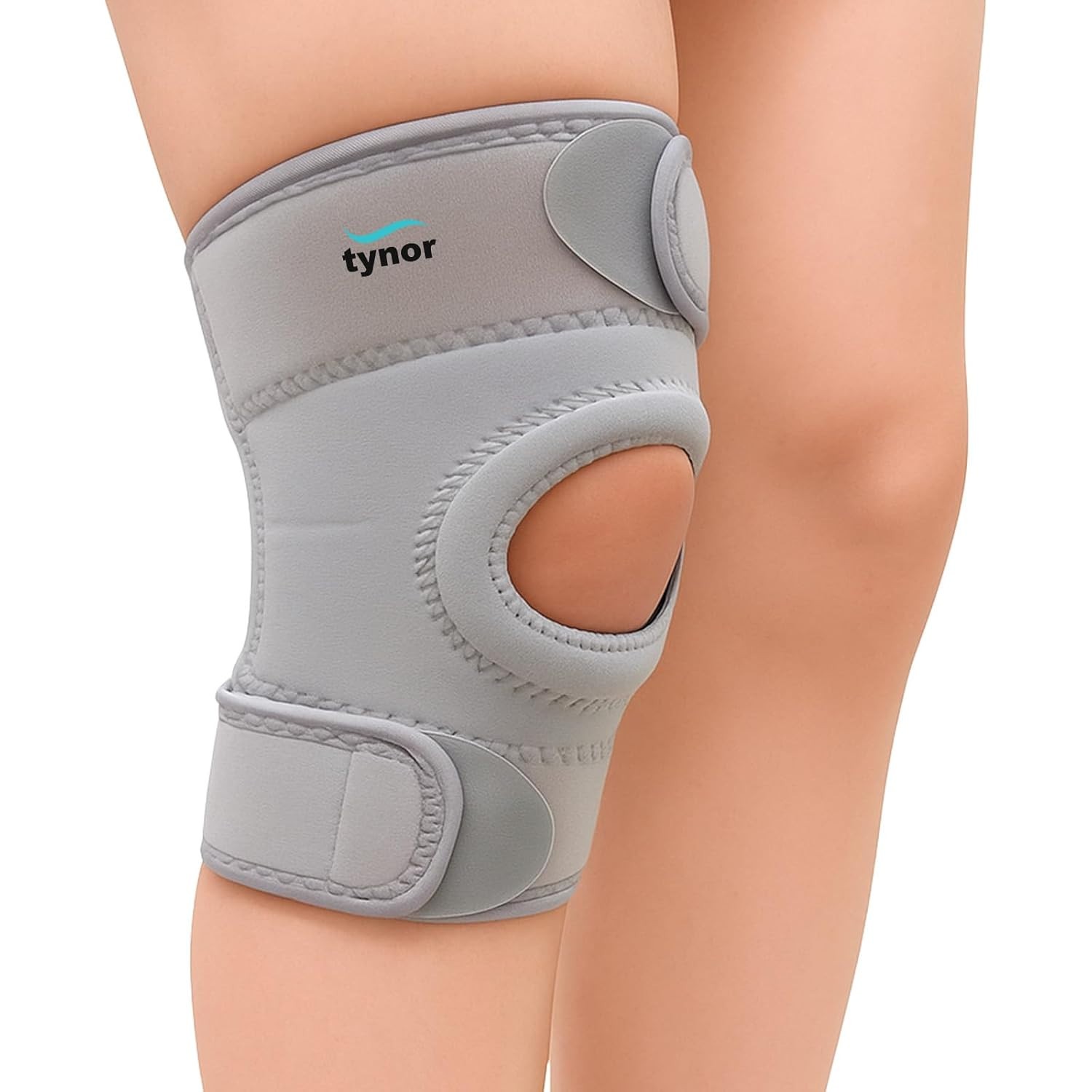 TYNOR Knee Support Sportif Gives Controlled Compression & Better Grip (Grey) FS
