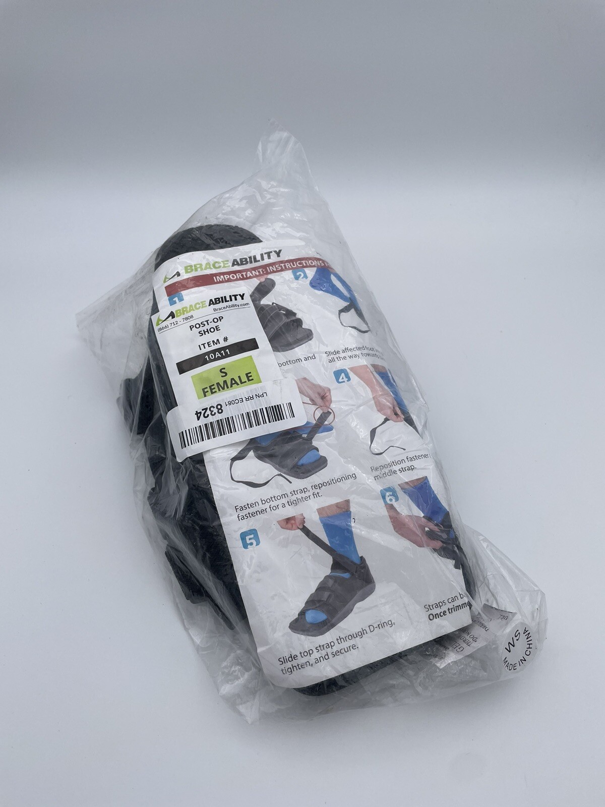 Brace Ability Post Op Shoe – Adjustable Medical Walking Shoe Operation Support