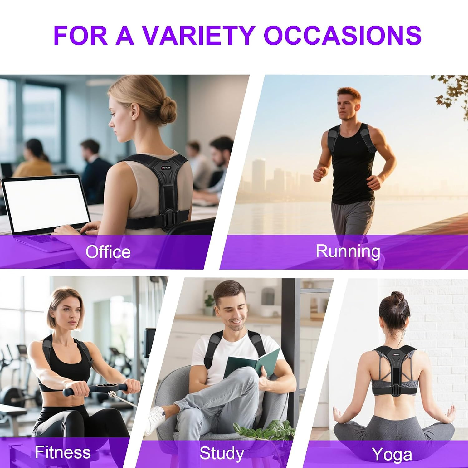 Posture Corrector for Women and Men, Upgraded Comfortable Upper Back Brace with