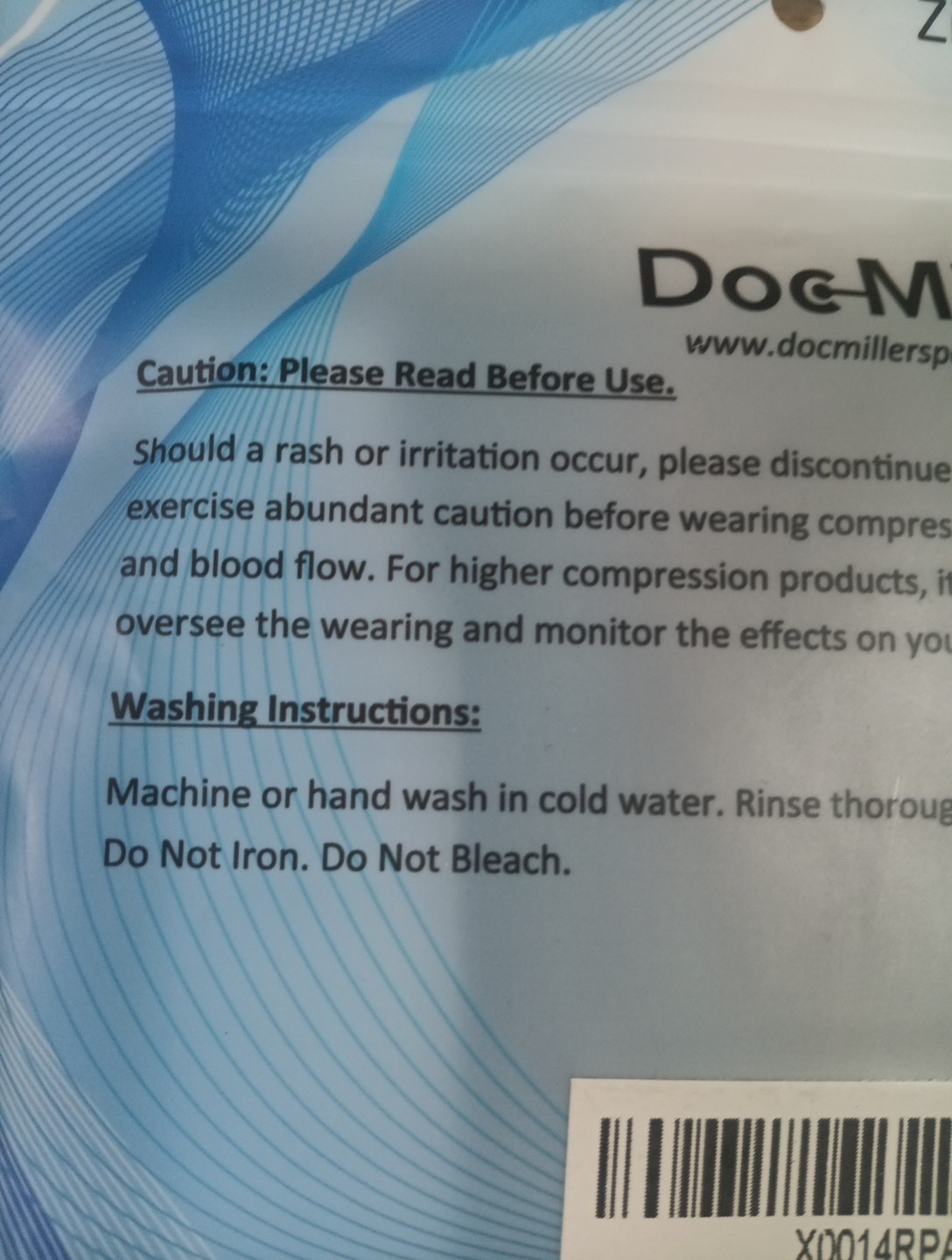 5 Pair Doc Miller Closed Toe Compression Socks 20-30 mmHg Black Size Medium New