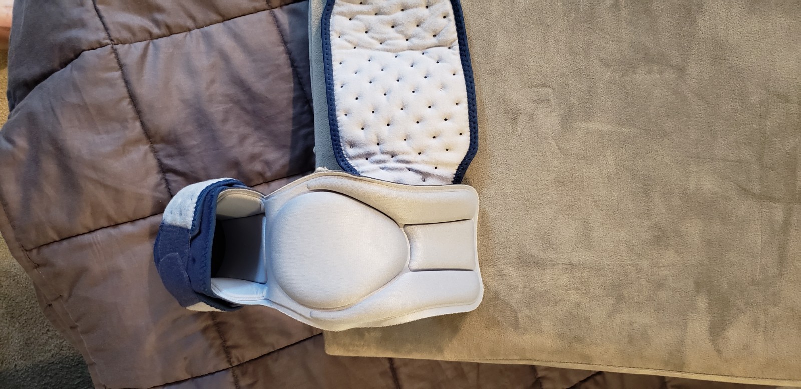 FUTURO foot Splint Brace Adjustable One Size Blue Gray White