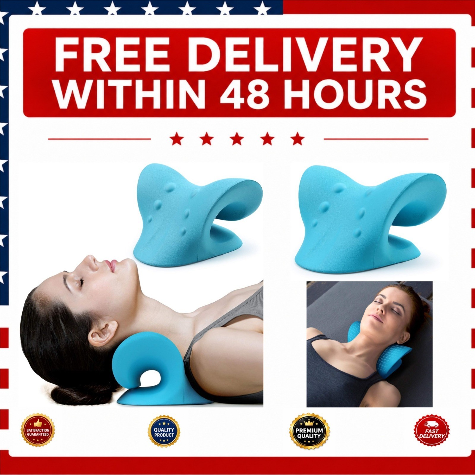 RESTCLOUD Neck and Shoulder Relaxer – Cervical Traction Device for Pain Relief