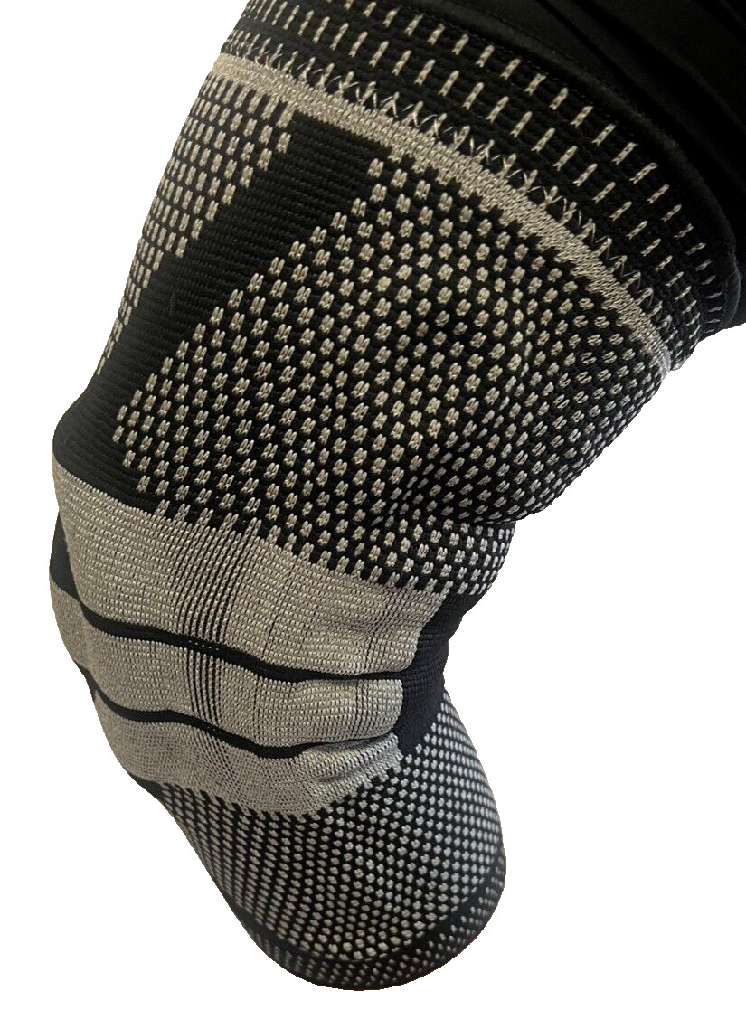 Knee Brace Compression Sleeve – Knee Pads Braces for Men Women Medical Grade – L