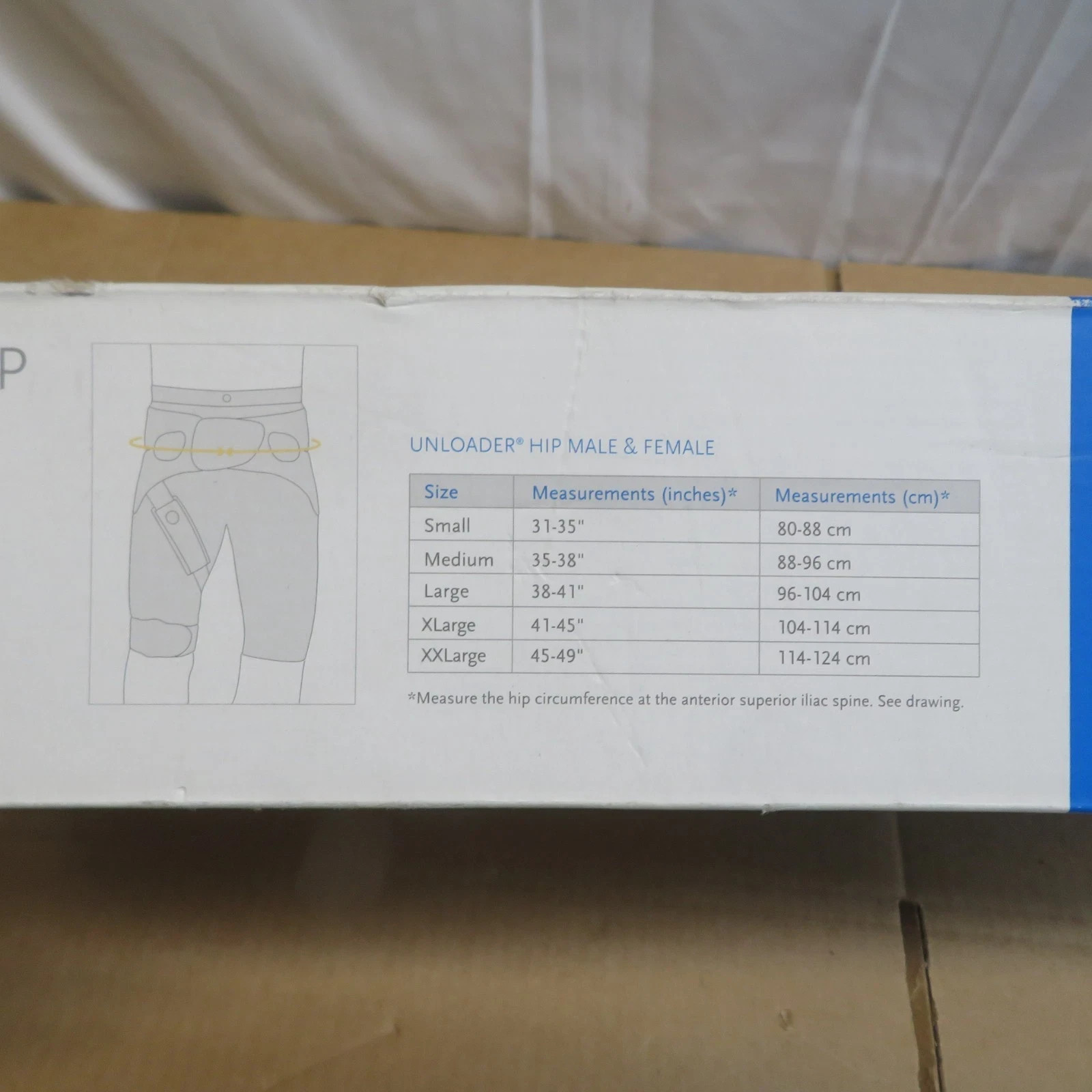 Ossur Unloader Hip Brace Men Large B-465350035 Osteoarthritis OA Pain Support
