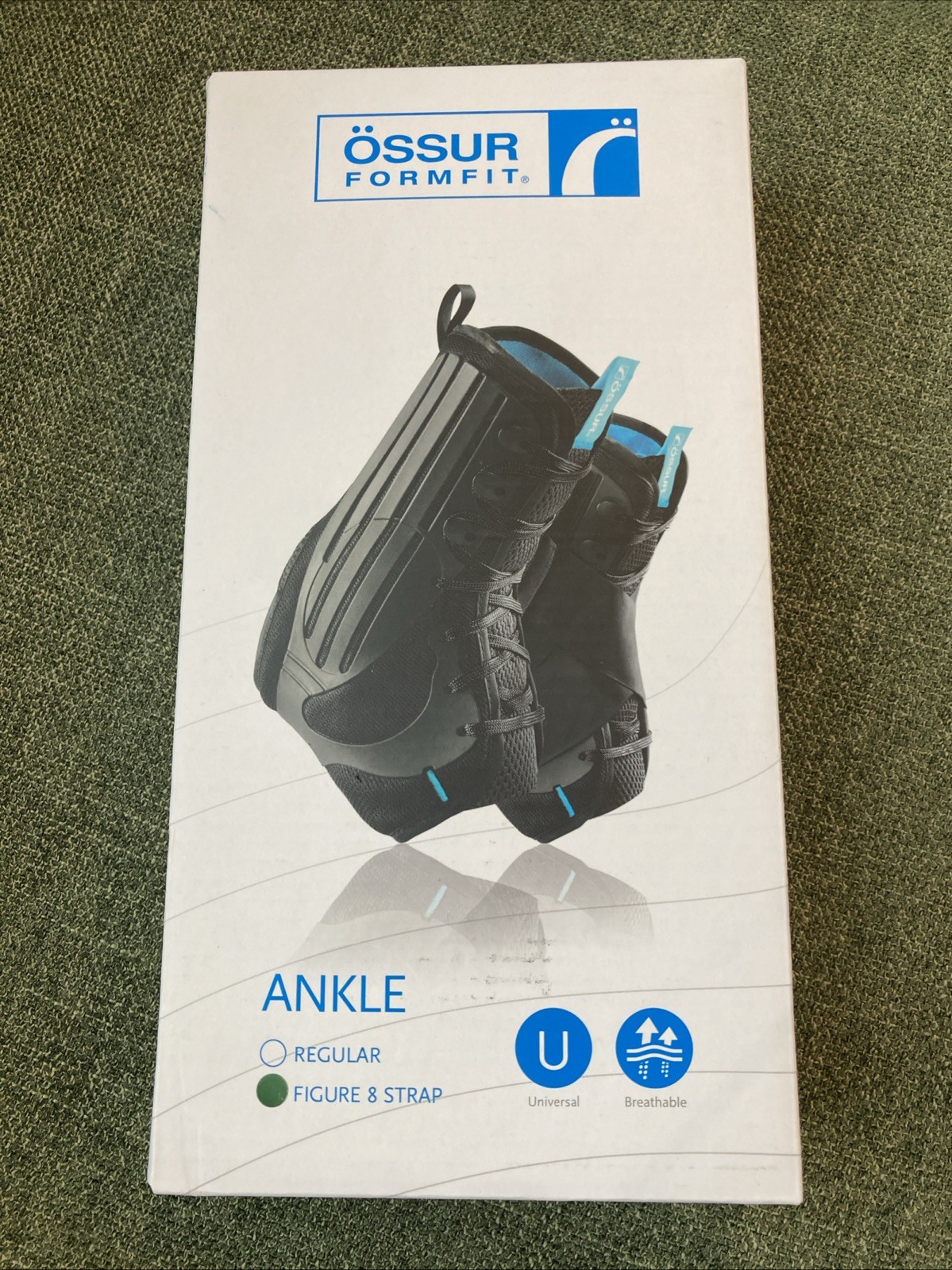 Össur Formfit Ankle Brace XS – Figure 8 Straps – Universal Support – New in Box