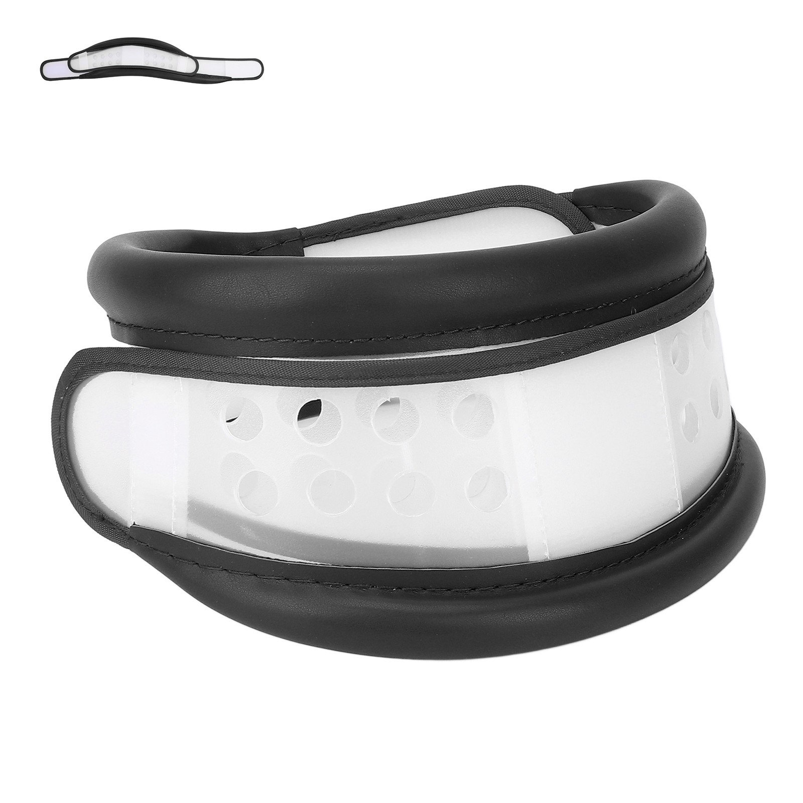 Black M Cervical Collar Height Adjustable Breathable Cervical Spine Fixation WT