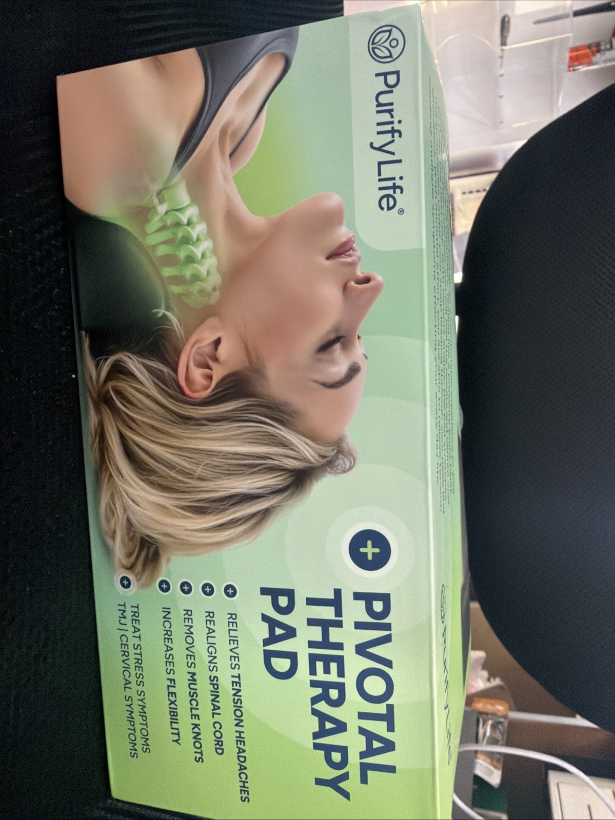 Purify Life Pivotal Therapy Pad Occipital Release Neck Traction Tool New