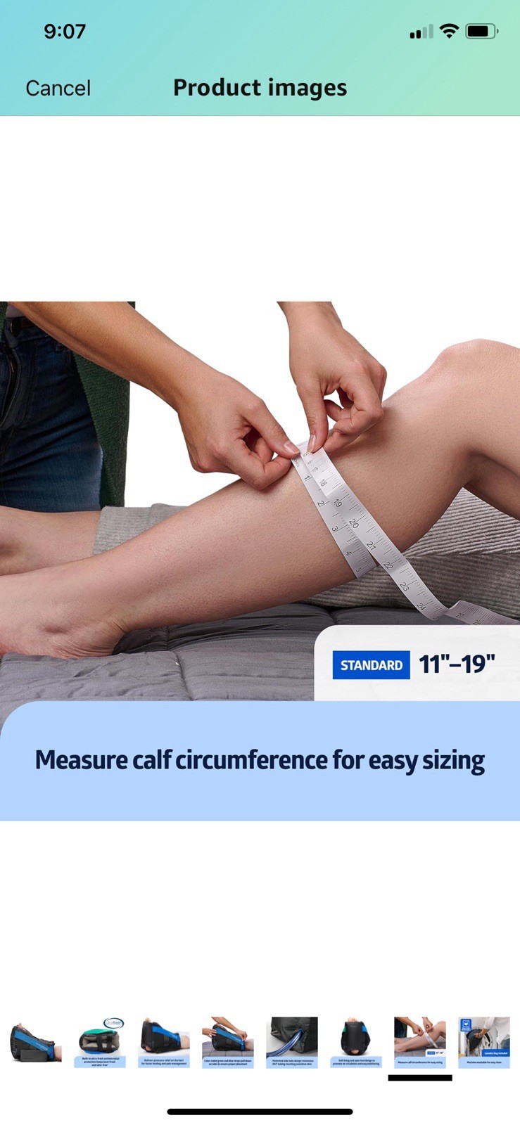 MedLine HEELMEDIX ADVANCED Heel Protector Cushioned Boot Standard Foot Drop