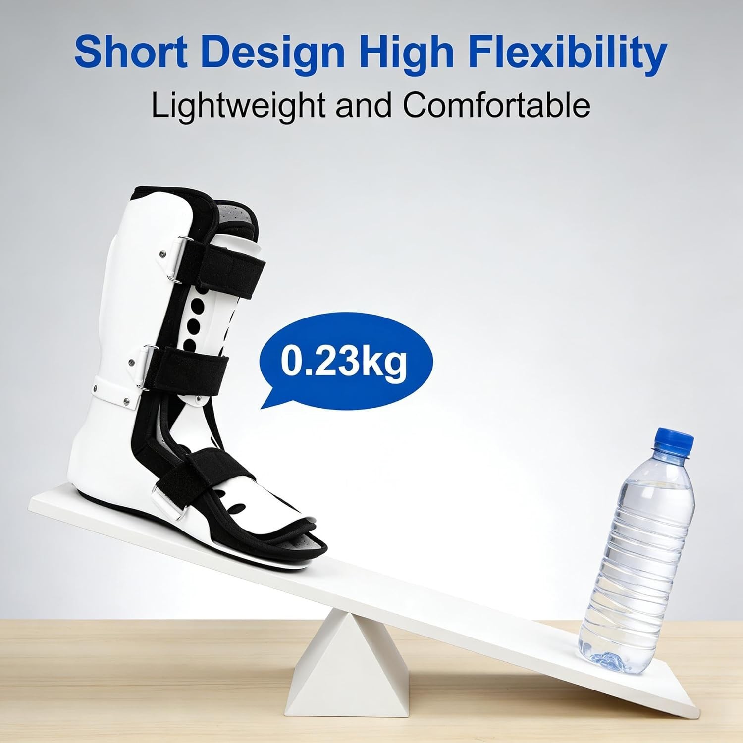 Fracture Boot for Toe & Ankle Injuries Breathable Stabilizer Cast Boot Left Foot