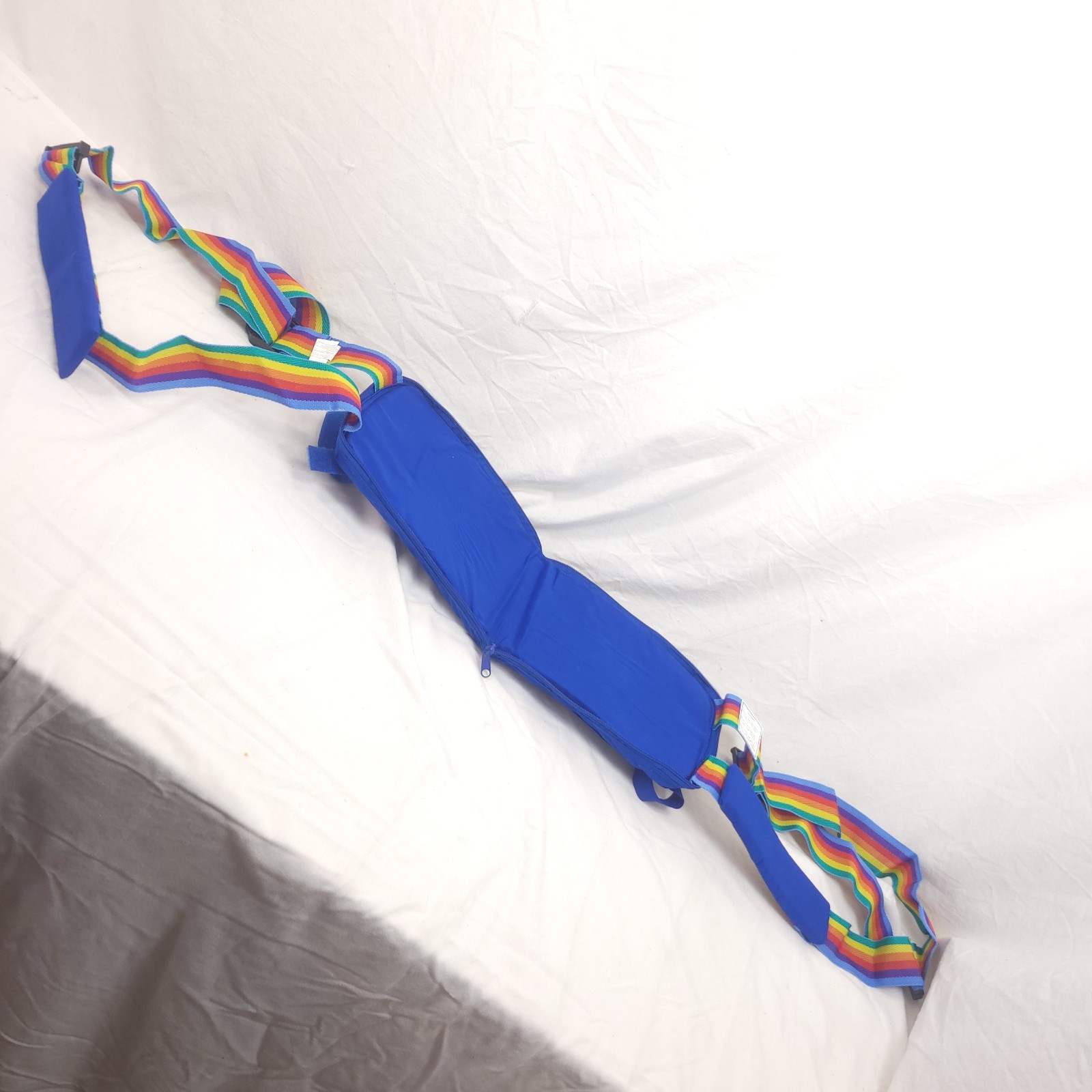 VTG Nada Chair Back-Up Lumbar Back Support Sling Rainbow blue