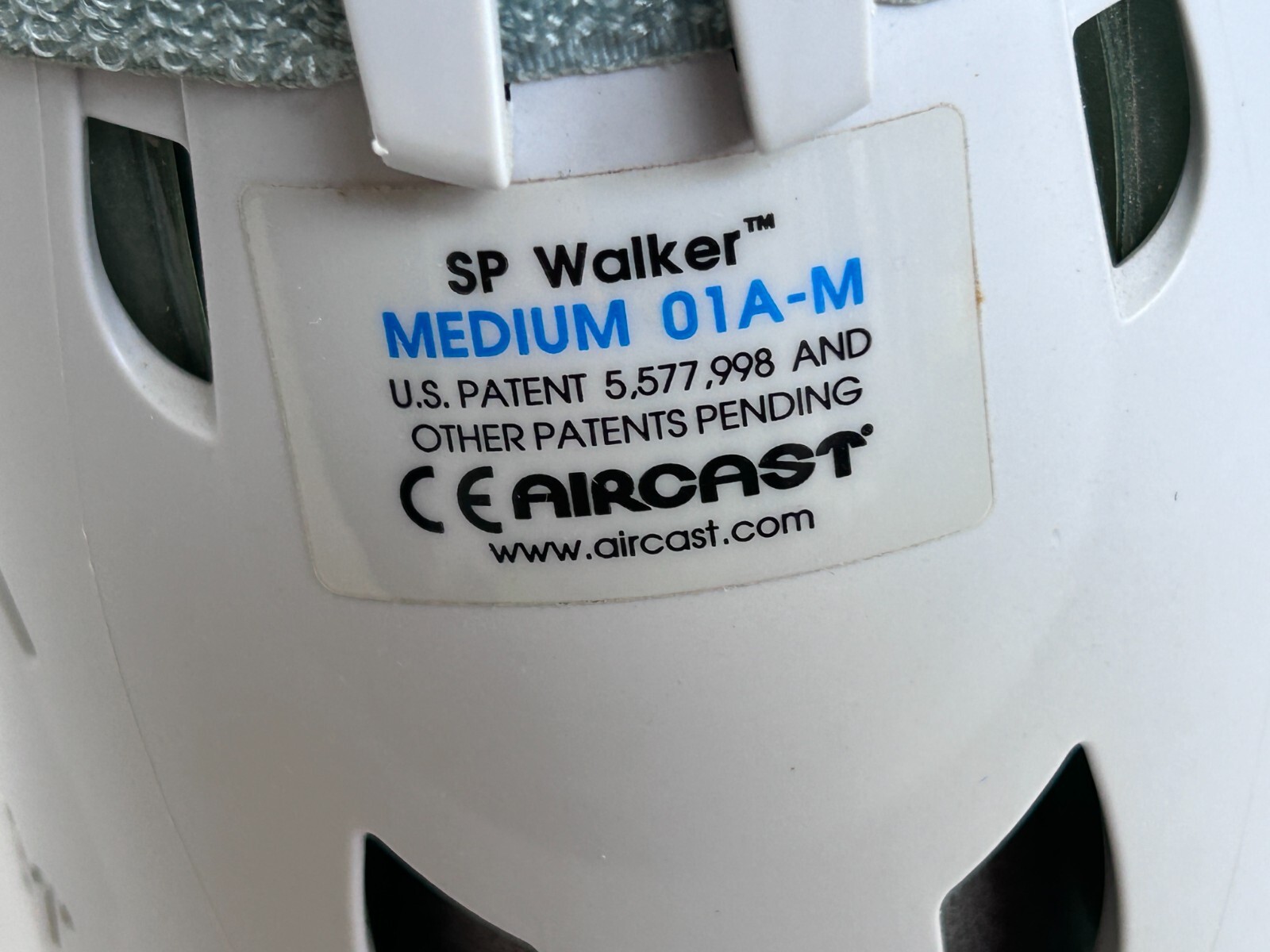 SP Walker Pneumatic Boot WALKING BRACE size Medium, VGC