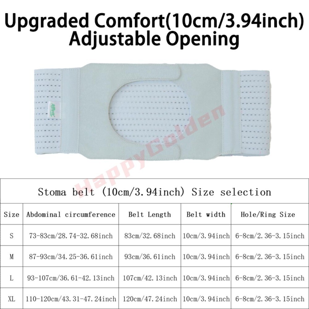 Abdominal Ostomy Belt Adjustable Stoma Support Portable Ileostomy Colostomy Belt