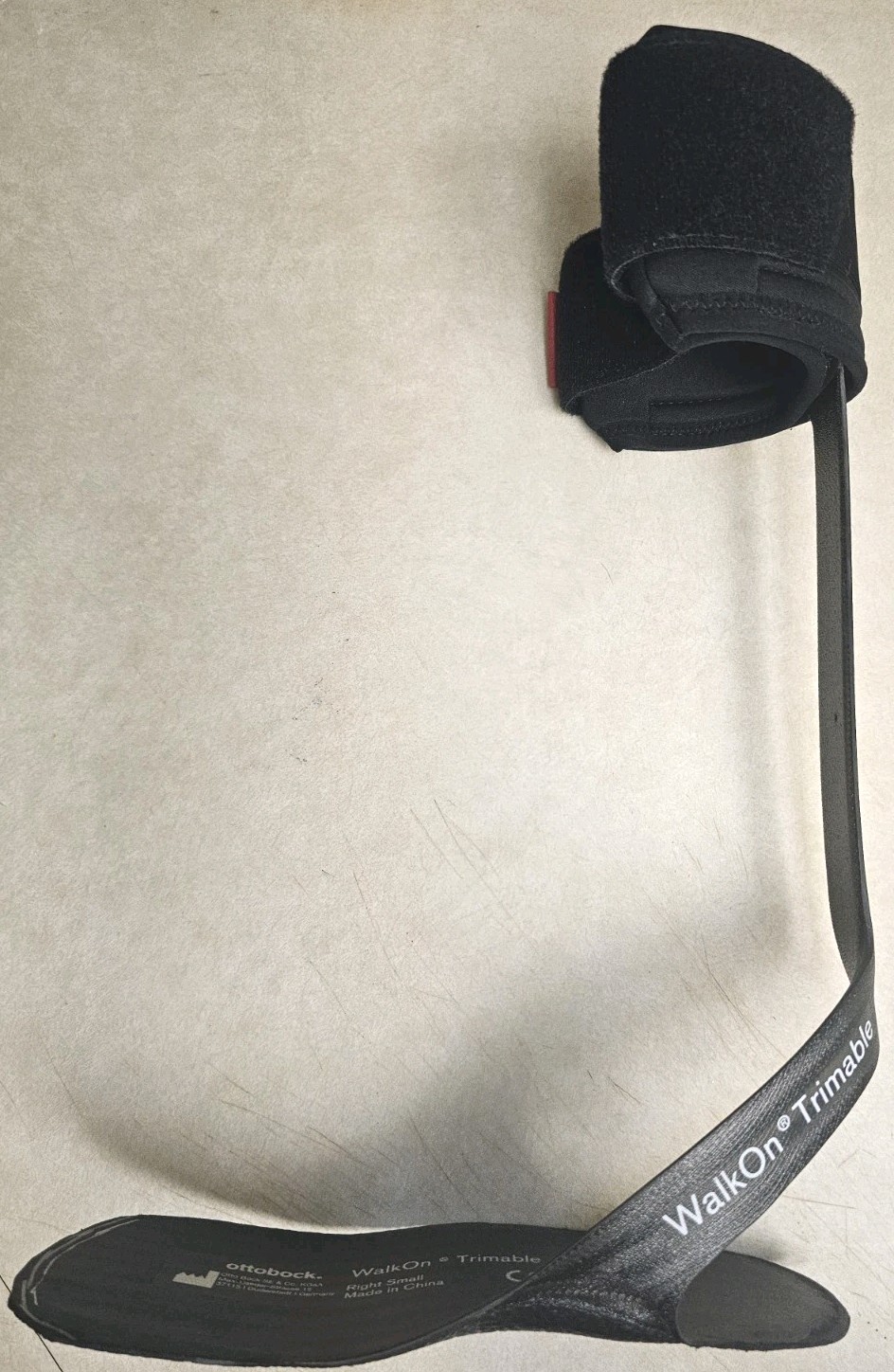 Ottobock Walk On Trimable Support Right Leg Sz Small 28U23=R36-39 READ