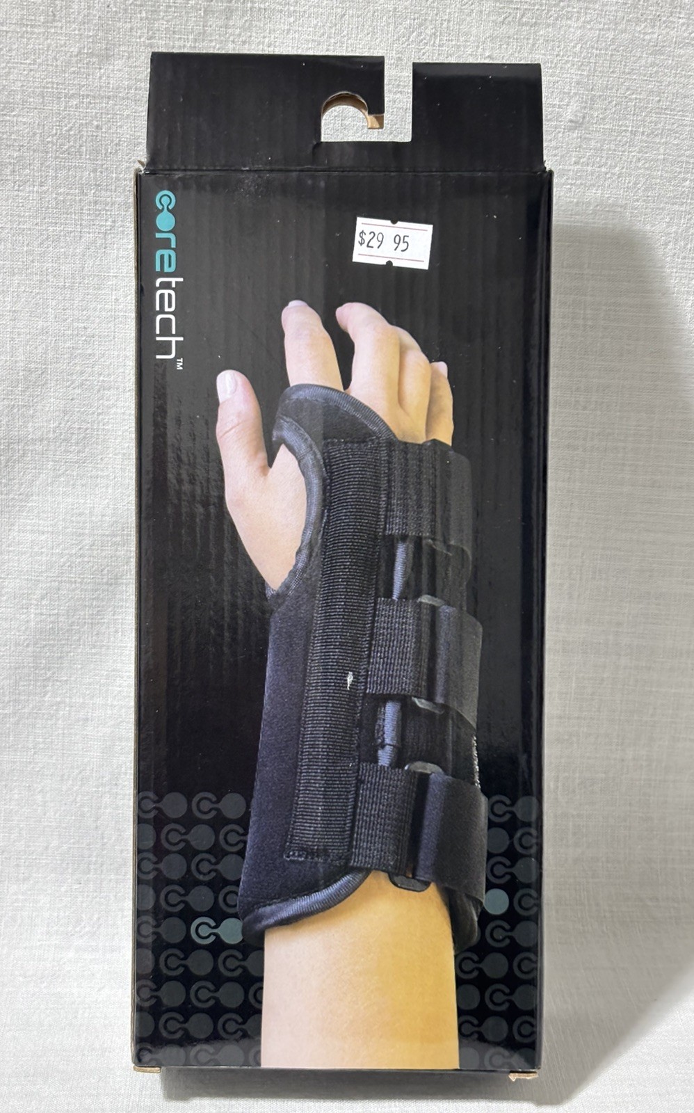 Wrist Splint by Vive Health – Left Large Black Coretech 908