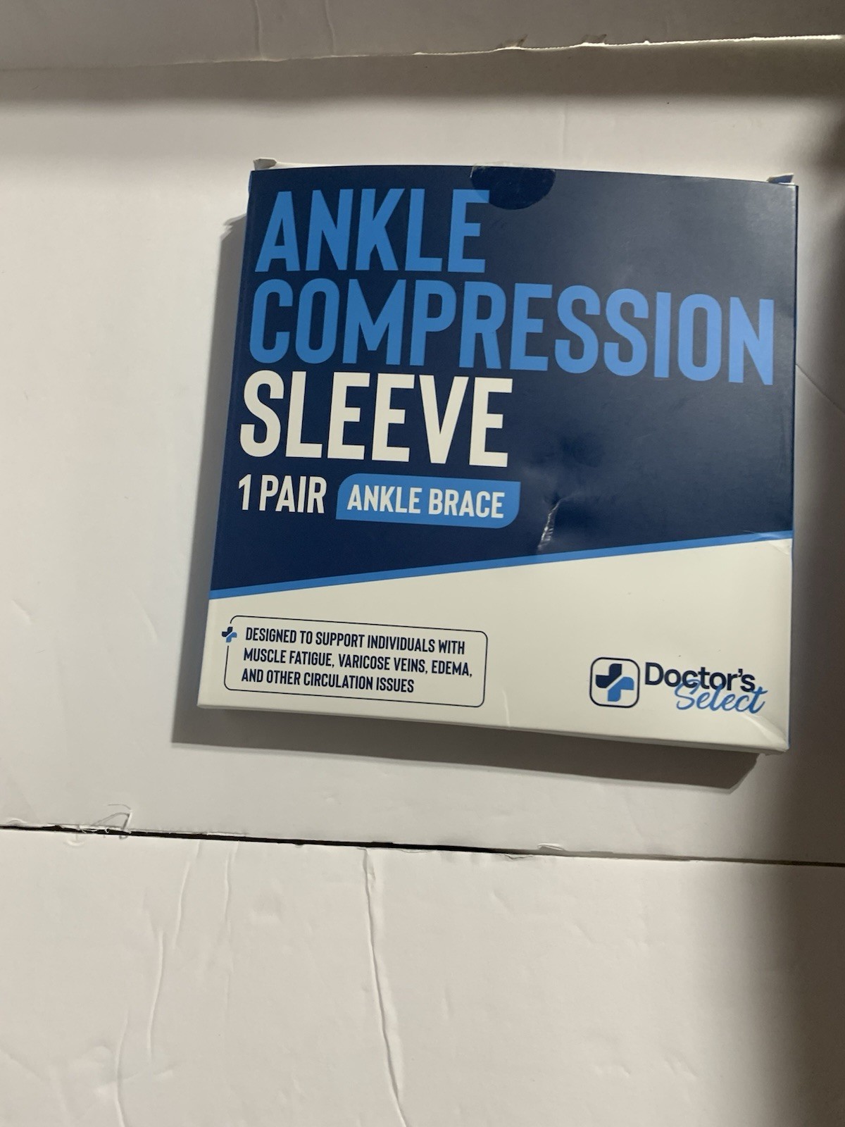 Doctor’s Select Copper Infused Ankle Compression Sleeve Braces (1 Pair), XXL