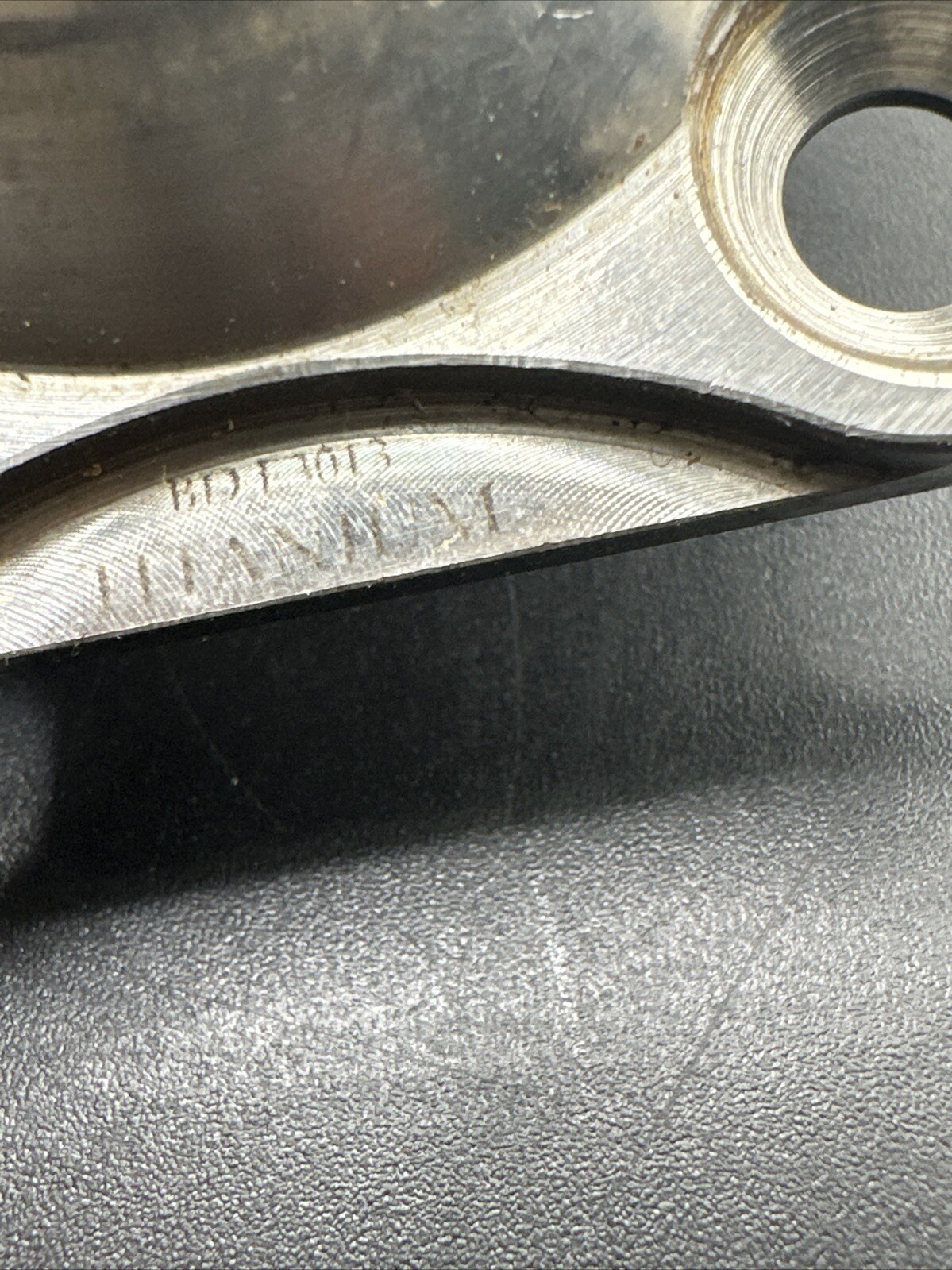 Medex 4 Hole Prosthetic Plate. Titanium.