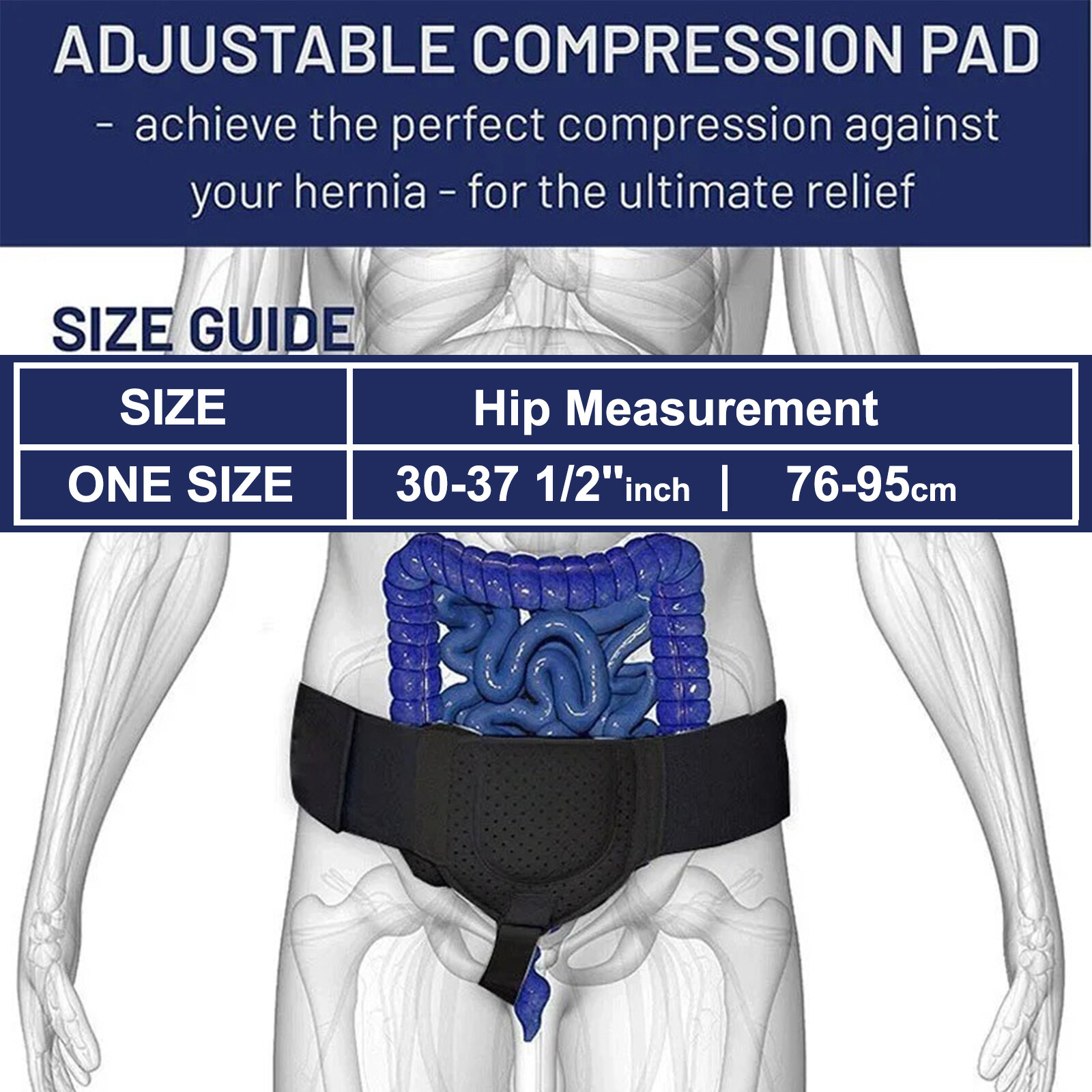 Inguinal Hernia Support Belt Groin Hernia Pain Relief Truss Brace For Men &Women