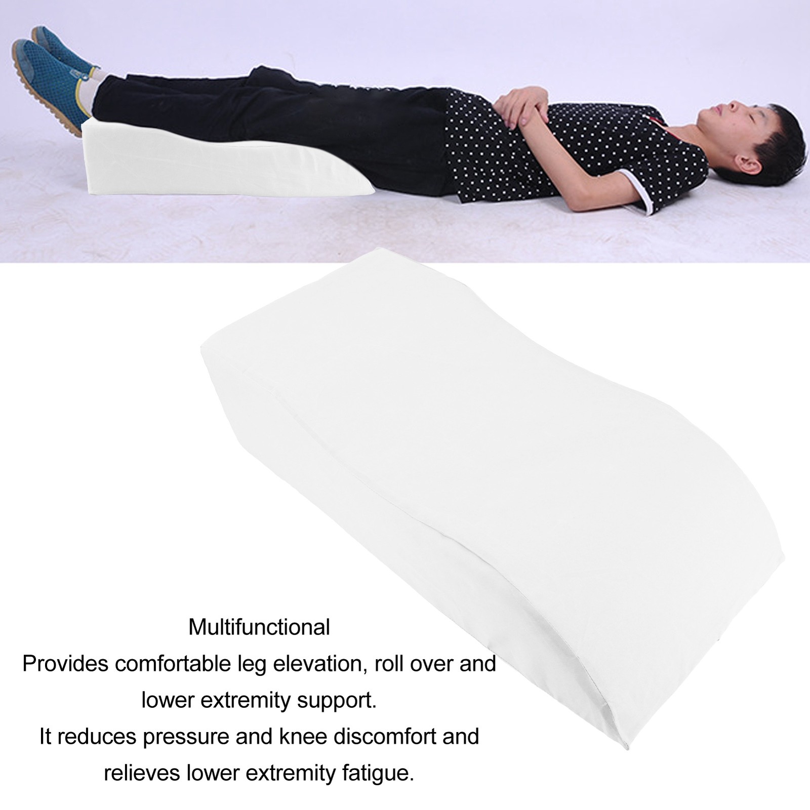60*28*15Cm White Leg Raising S Pad Turning Over Pad Lower Limb Pad Sweat-Proo US