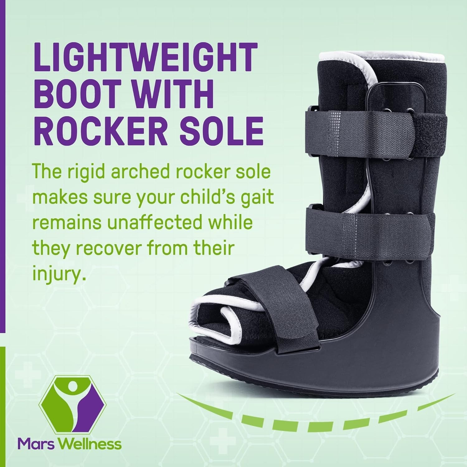 Pediatric Walking Boot Kids Children’s Ankle Support Shoe 6.5-8 Years Old