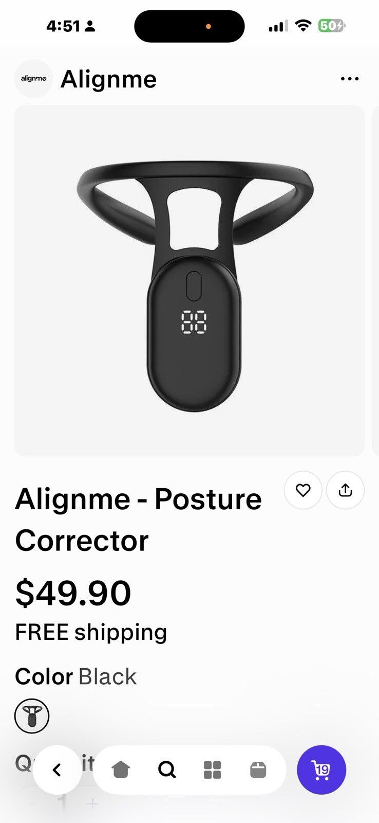 ALIGN POSTURE CORRECTOR USED GOOD CONDITION FAST SHIPPING