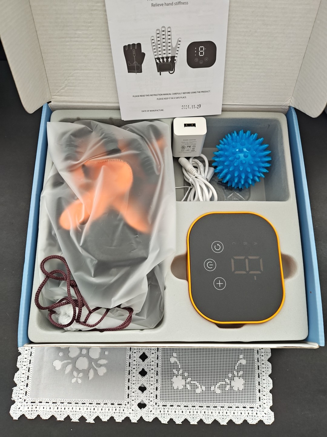 Hand Function Rehabilitation Training Device for Left hand Extra Large