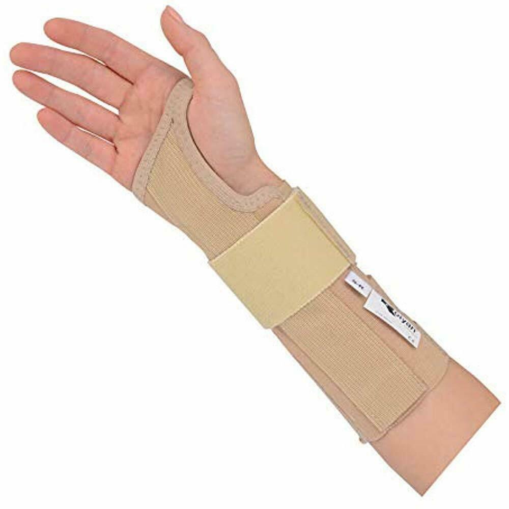 AlignRite by Rolyan Long Wrist Support With Wrap-Around Wrist Strap Right, Small