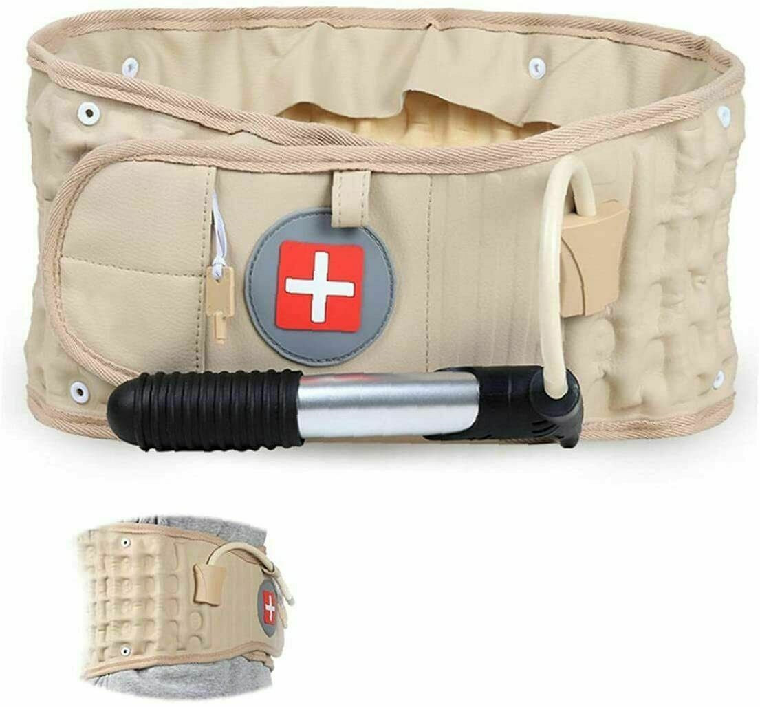 Aptoco Decompression Belt Back Brace Lumbar Support Spinal Air Traction Extender