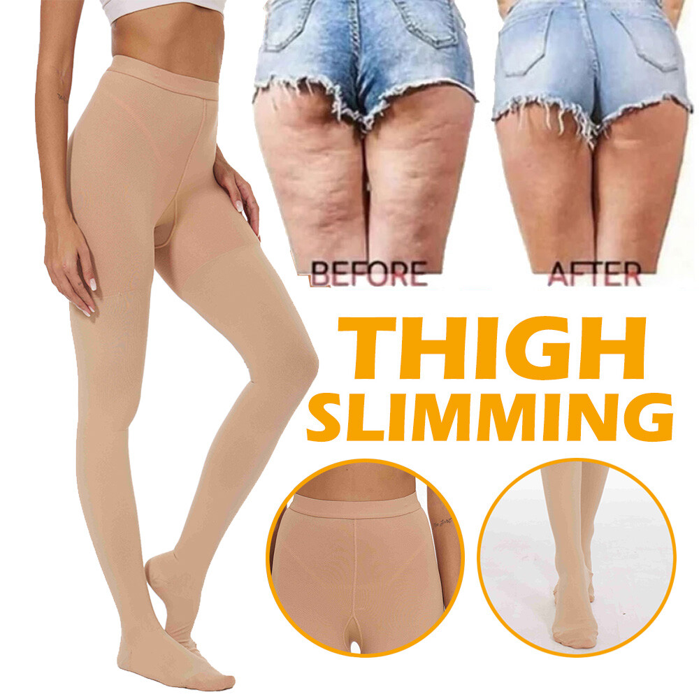 20-30mmHg Women Medical Compression Pantyhose Stockings Varicose Veins Close Toe