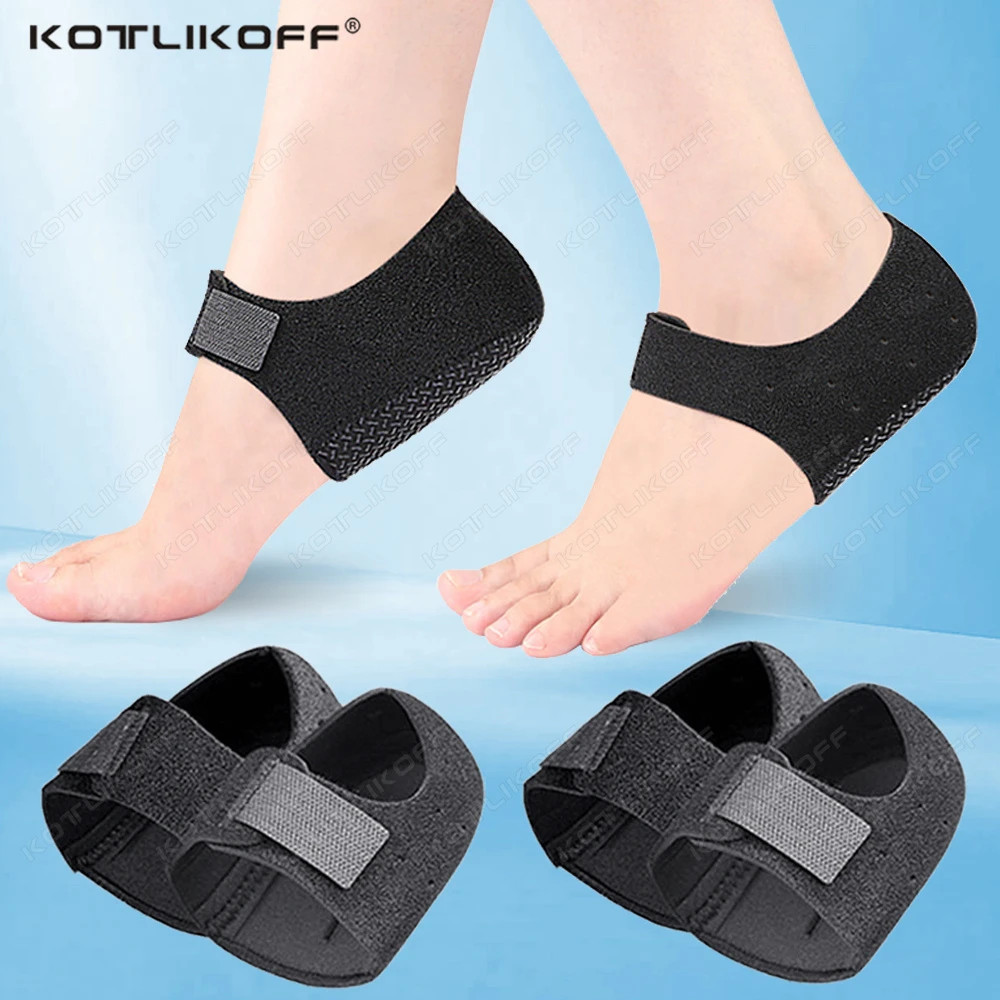 1/2 Pairs Wearable Heel Cups Plantar Fasciitis Support Feet Care Skin Repair Cus