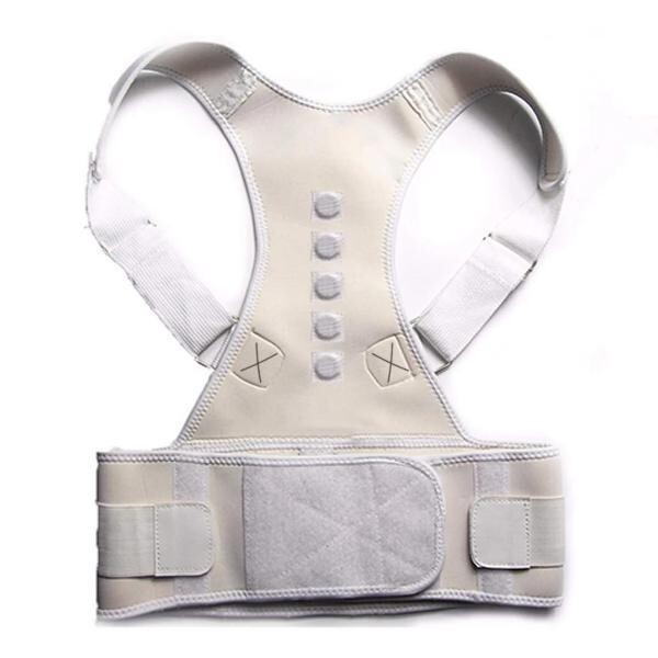 Magnetic Posture Corrector Back Brace Shoulder Straightener Lumbar Support Belt