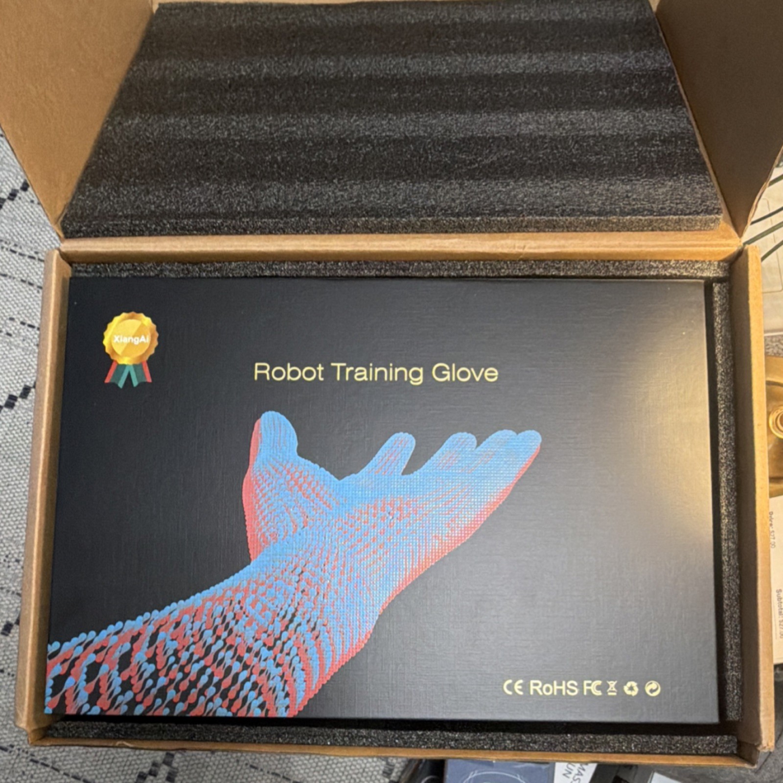 XiangAi Rehabilitation Robot Glove Rechargeable Multi-Mode Black R-M Stroke Rec…