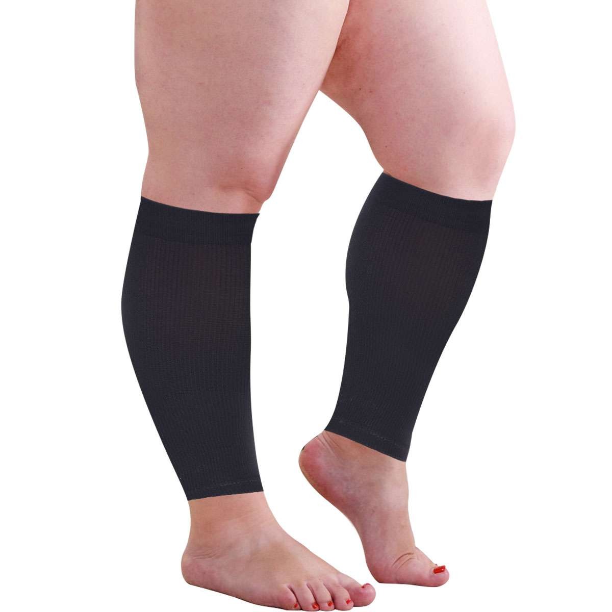 Calf Support Sleeves Leg Compression Socks for Runners Shin Splint Varicose Vein
