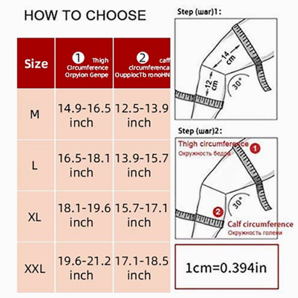 Knee Sleeve Compression Brace Support For Sport Joint Pain Arthritis Relief USA