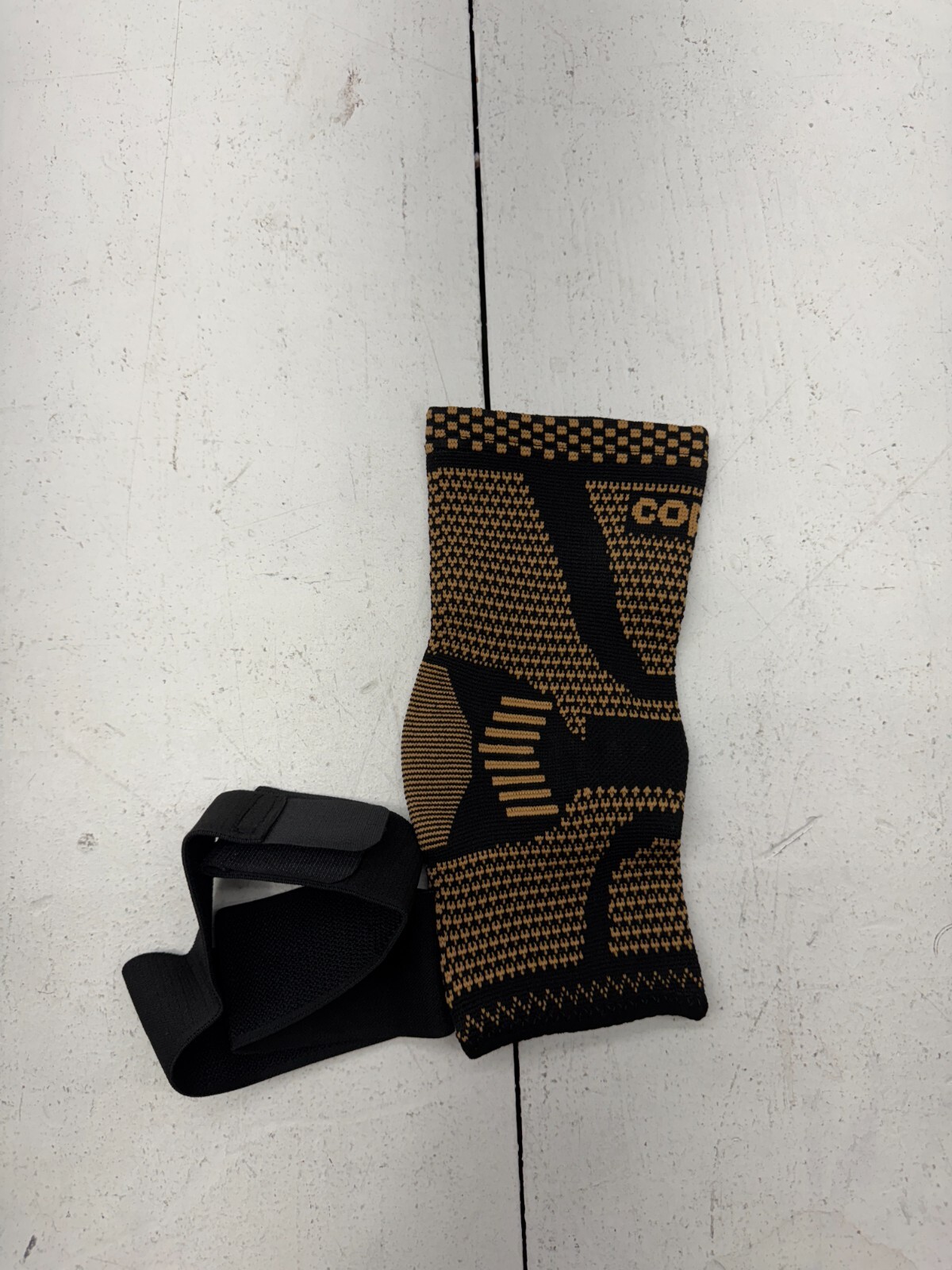 Shein Copper Black Gold Compression Ankle Sleeve Adults Size XL