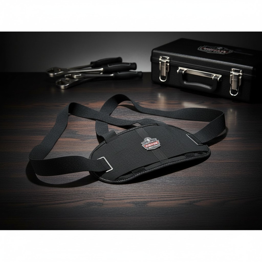 1650 Back Support Belt, 7.5″ Elastic, Adjustable, Removeable Straps, Small Black