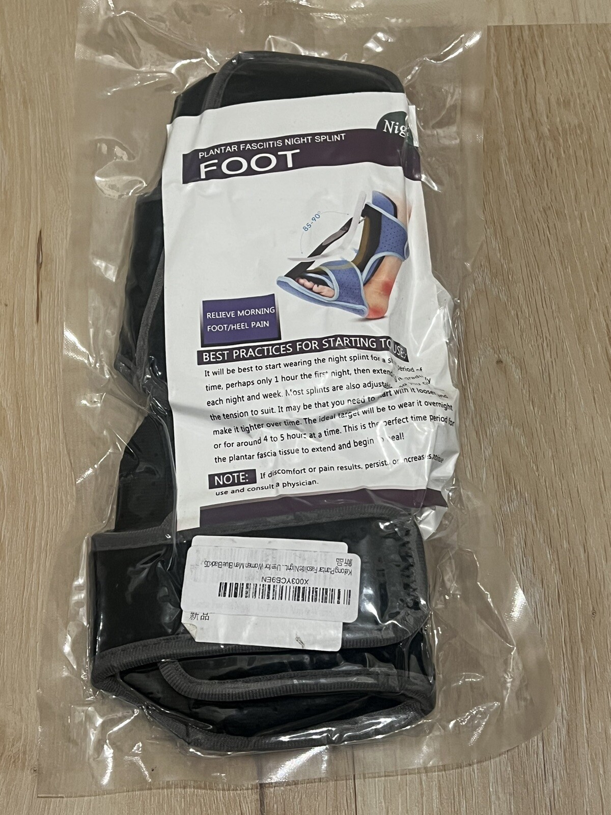 Plantar Fasciitis Night Splint Foot Brace Drop Foot Achilles Tendon Pain Relief