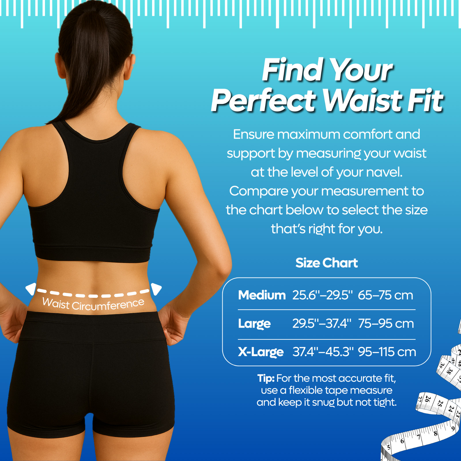 Adjustable Lumbar Waist Support Brace Belt Lower Back Pain Relief for Men Women
