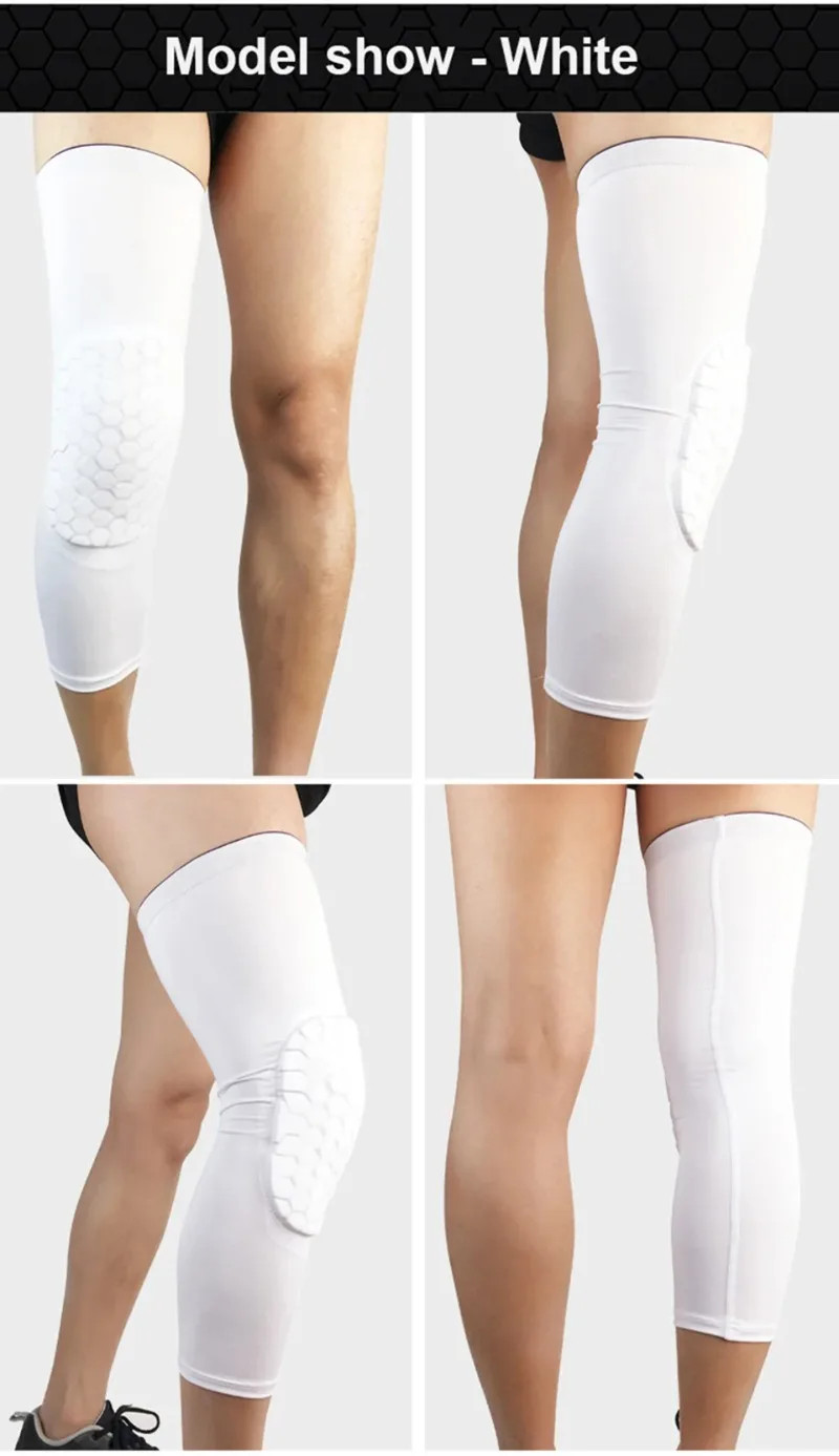 1PC Sports Knee Support Compression Brace, Adjustable Knee Pad for Volleyball, B
