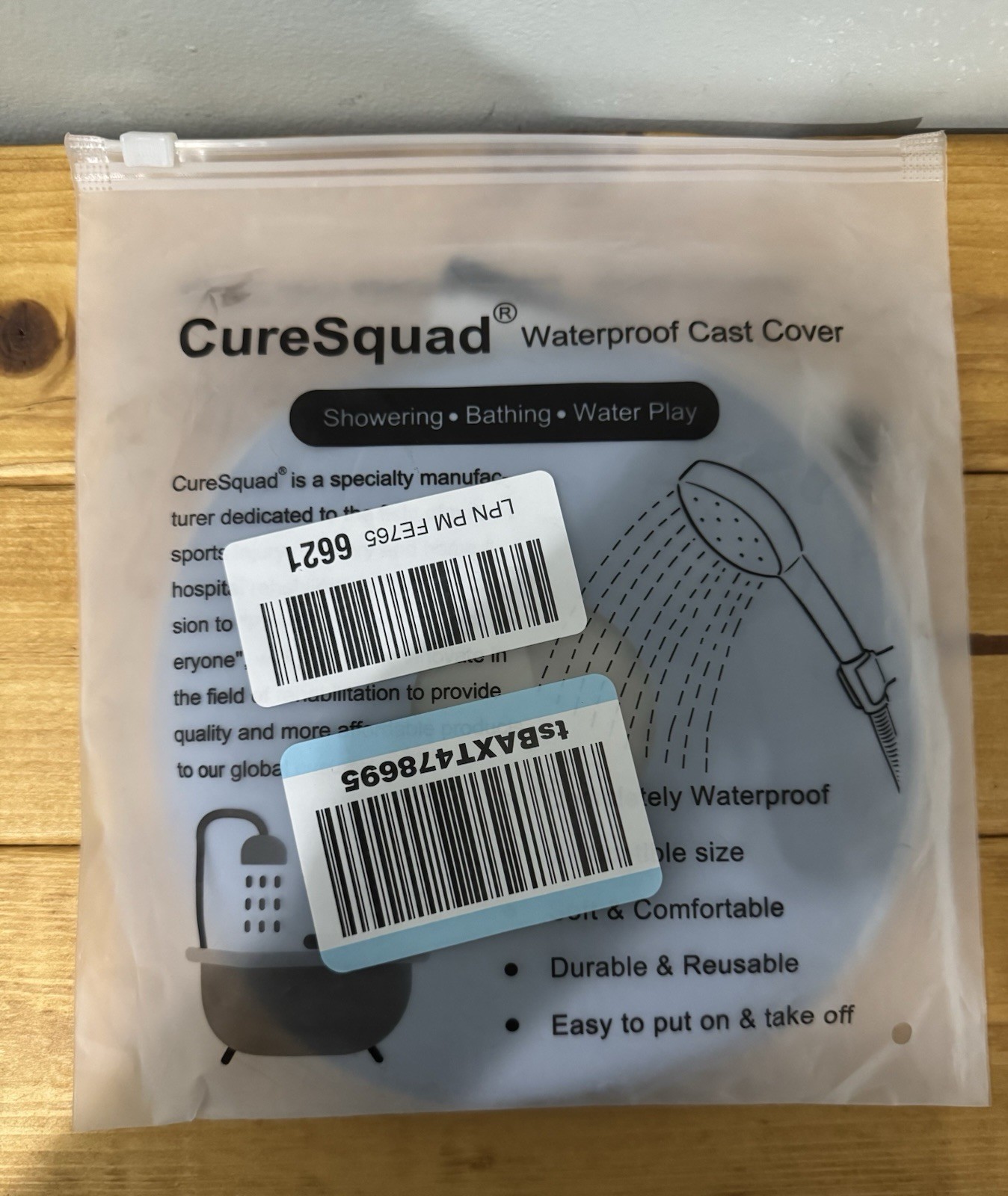 CureSquad Waterproof Cast Cover