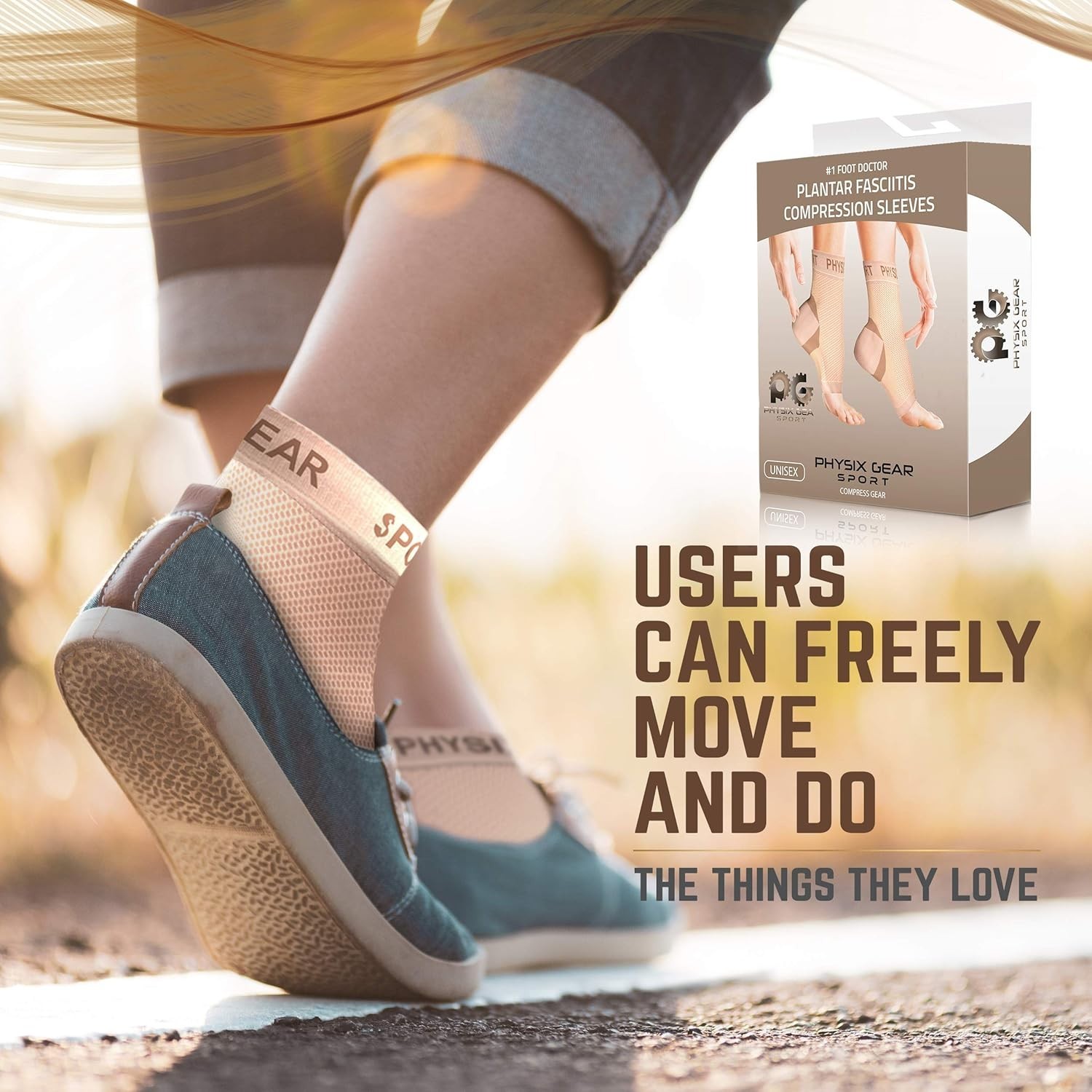 Snug Fit Plantar Fasciitis Compression Socks for All-Day Comfort and Recovery