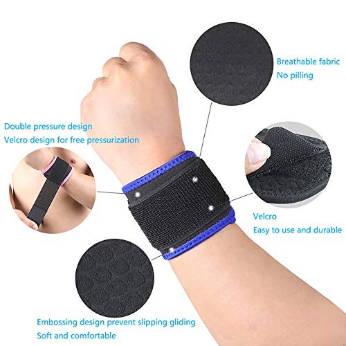 Wrist Brace, Compression Wrist Strap Support Wrist for Men & Women, Youth Pink