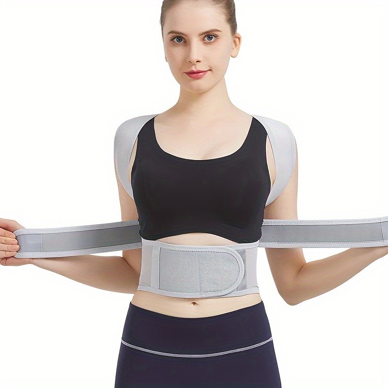 Adjustable Posture Corrector Low Back Support Shoulder Brace Belt for Men Women