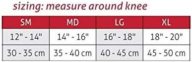 MLR Sport Care Elastic Knee Support Fits Left Or Right Black Small(14″-16″)