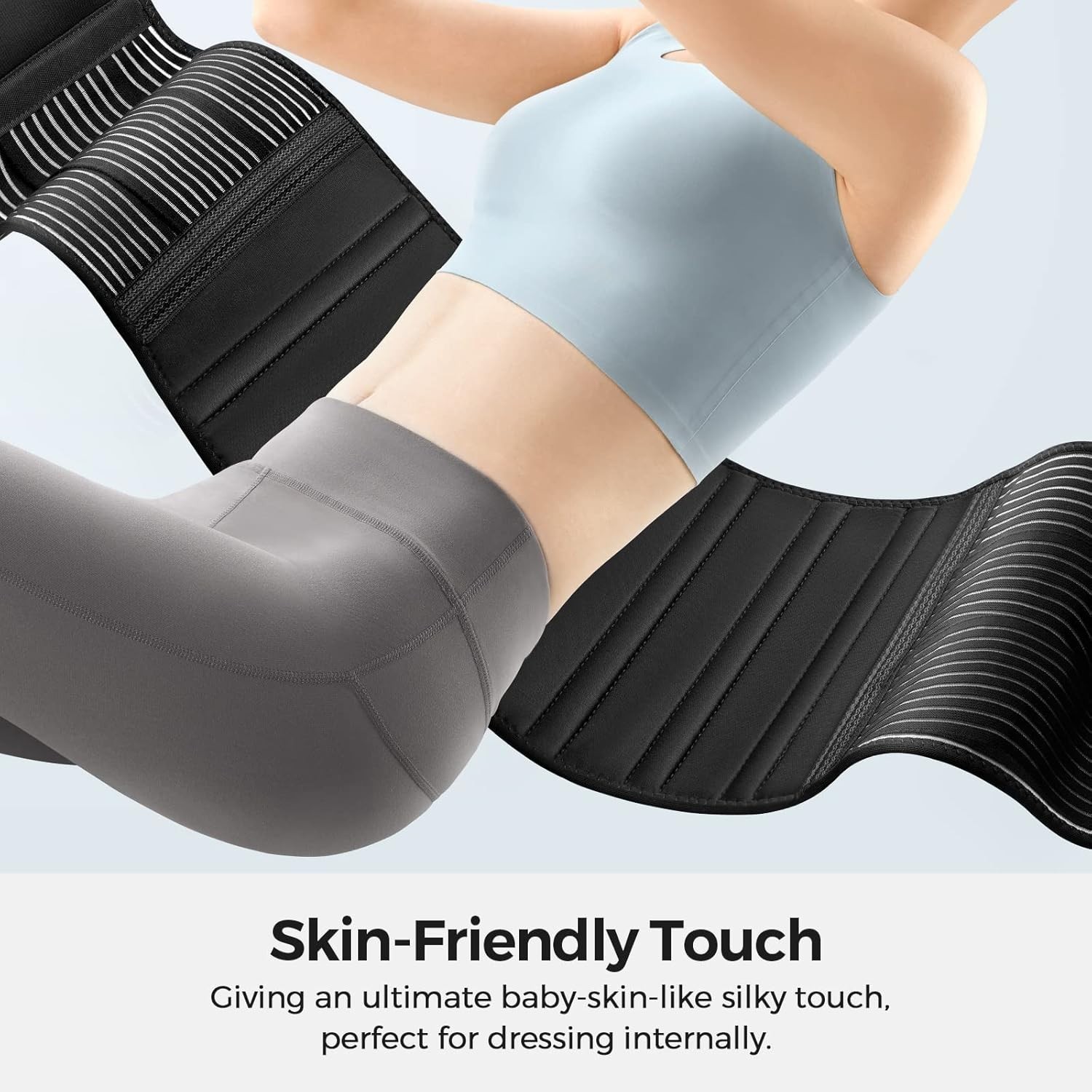 Back Support Belt for Pain Relief – Breathable, Anti-Skid Design, M Size